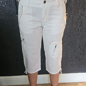 No Boundaries White Casual Pants